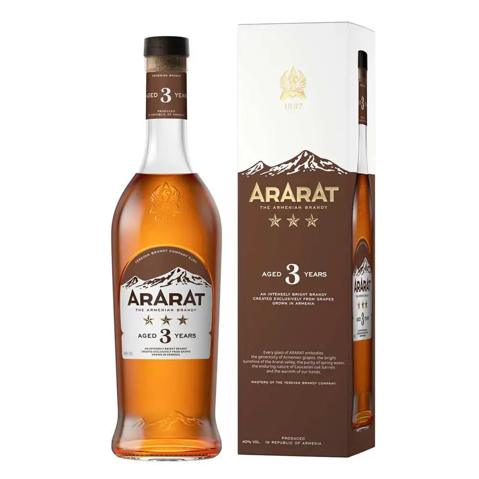 Ararat 3Yrs Brandy 700ml - Richmond Cellar now delivering in Dubai, Abu Dhabi & Ras Al Khaimah