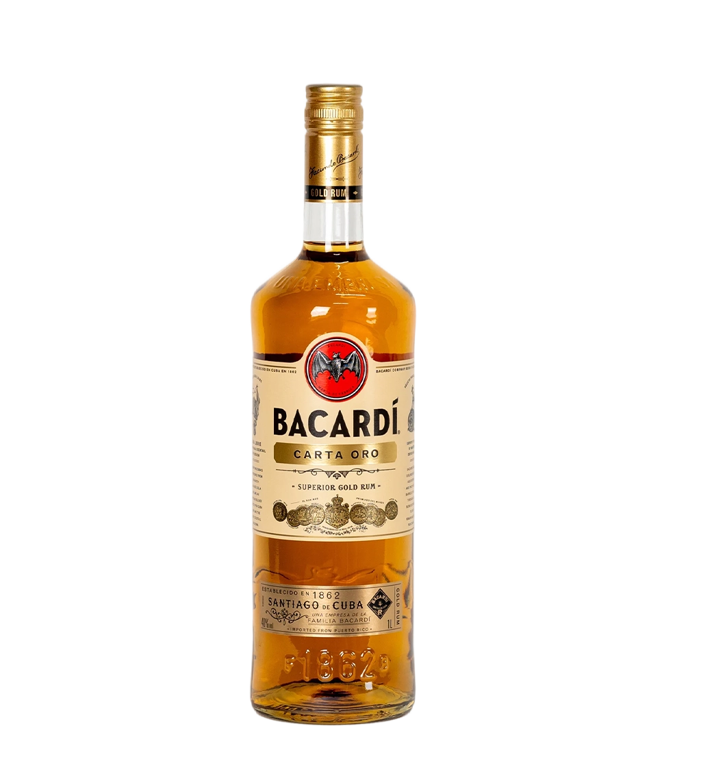 Bacardi Carta Oro Rum 1L - Richmond Cellar now delivering in Dubai, Abu Dhabi & Ras Al Khaimah