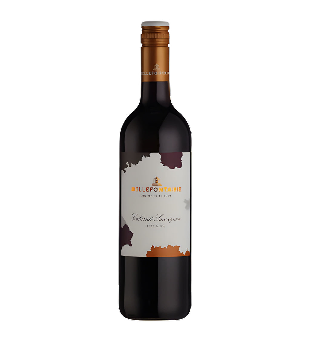 Bellefontaine Cabernet Sauv 75cl on a white background