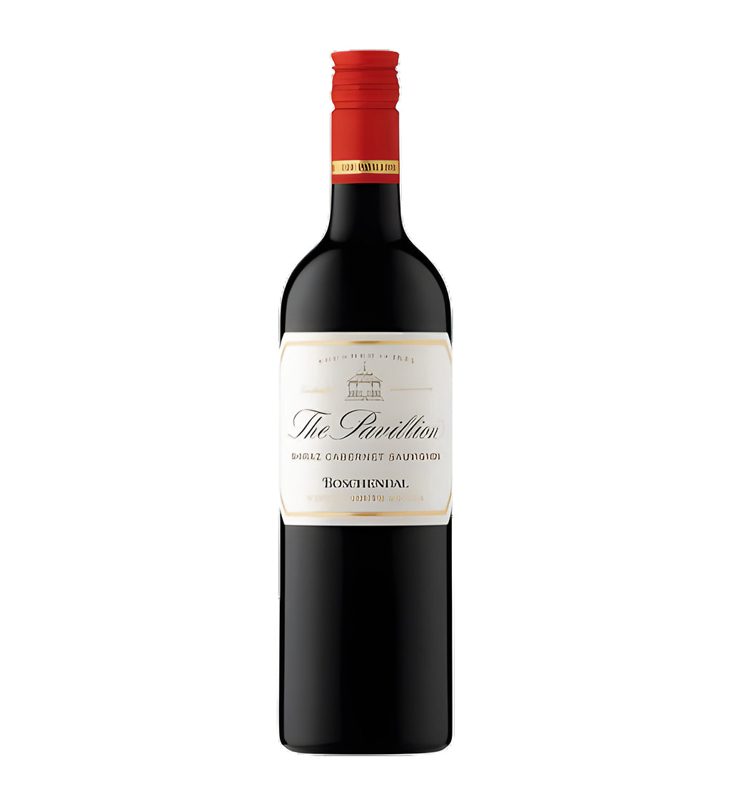 Boschendal Pavillion Shiraz Cabernet Red Wine 75cl bottle with cream label on white background