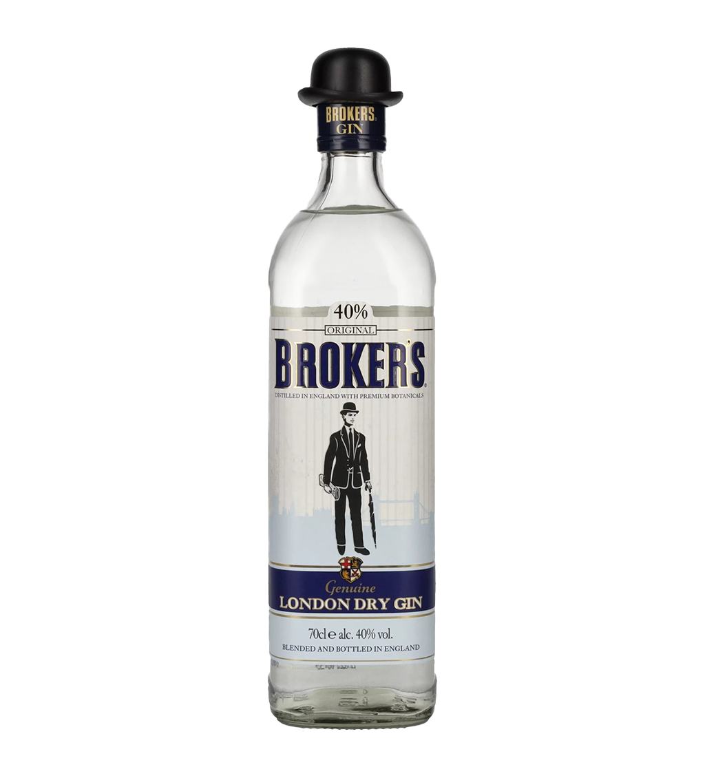 Brokers London Dry Gin 40% 1L