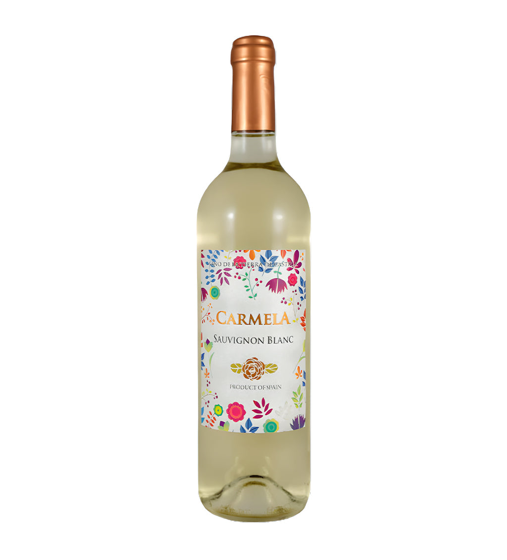Bottle of Carmela Sauvignon Blanc white wine