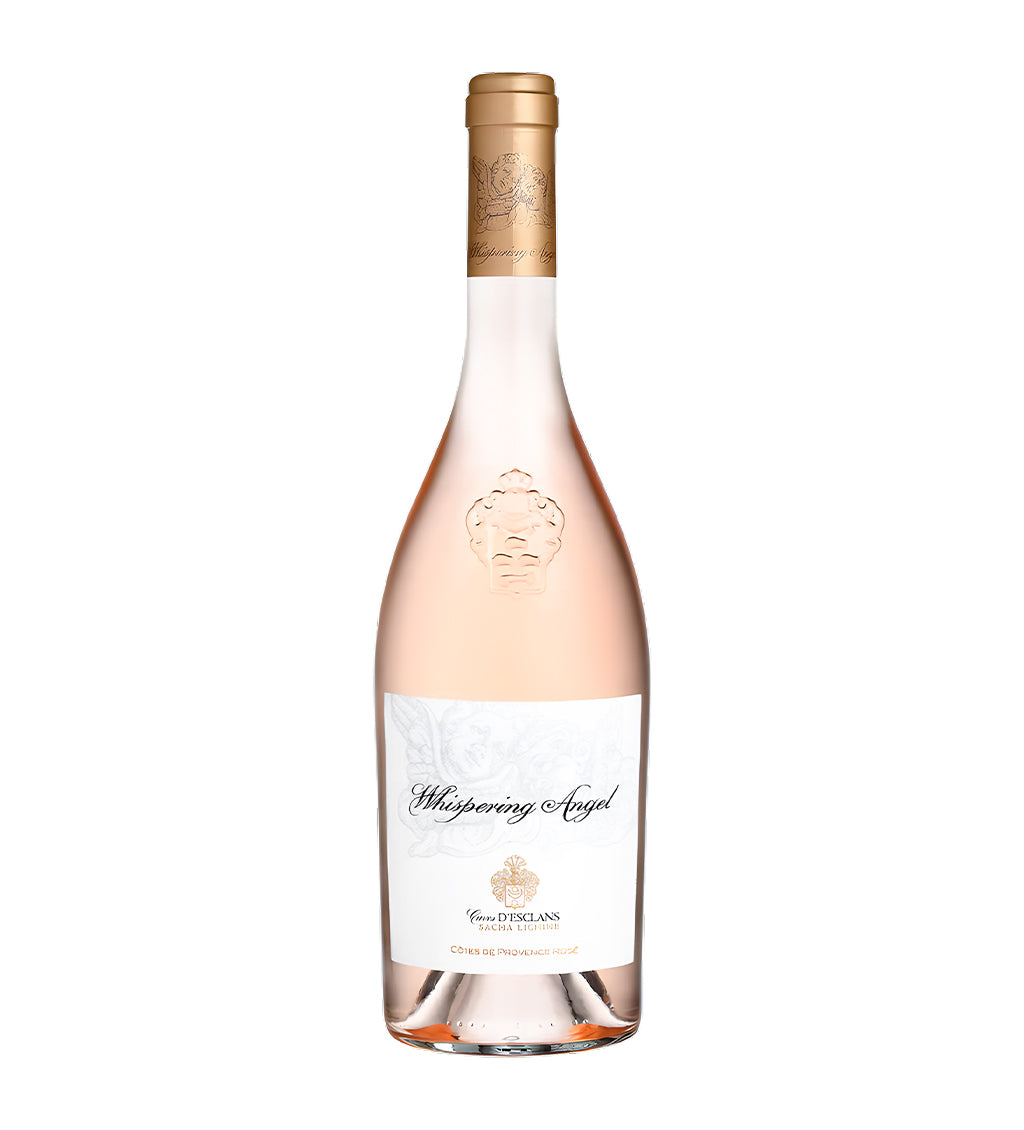 Bottle of Caves d'Esclans Whispering Angel, rosé wine, from France