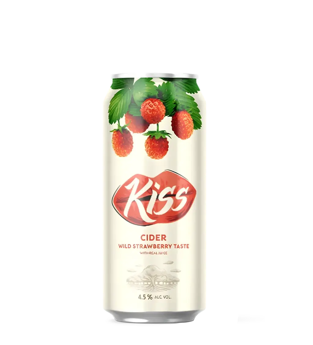 Cider KISS Wild Strawberry Can 4.5% 500ml