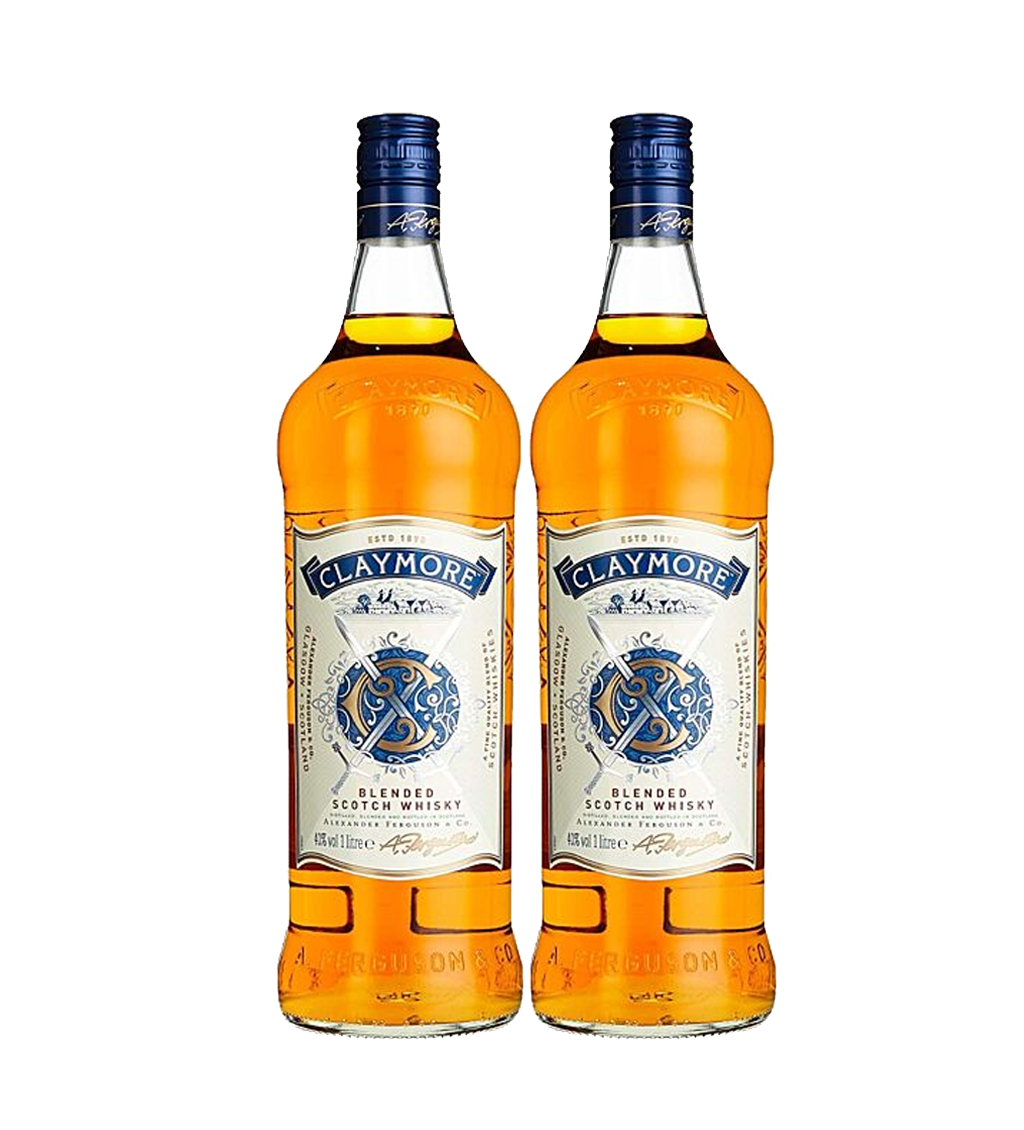 Claymore Blended Scotch Twin Pack 1L