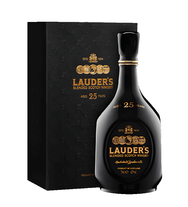 Lauders 25Y Blended Scotch 700ml - Richmond Cellar now delivering in Dubai, Abu Dhabi & Ras Al Khaimah