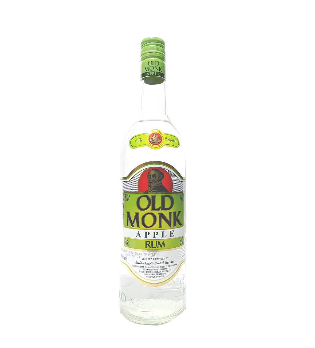 Old Monk Apple Rum 750ml - Richmond Cellar now delivering in Dubai, Abu Dhabi & Ras Al Khaimah