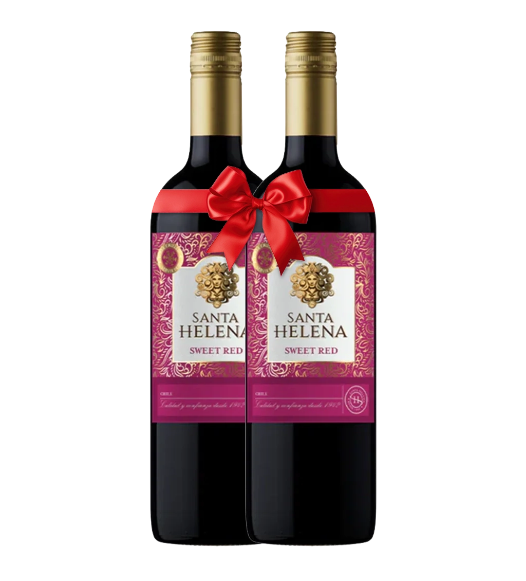 Santa Helena Dulce Tinto Sweet 750ml - Pack of 2