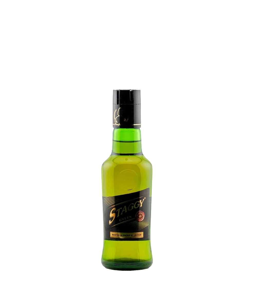 Staggy Green Blended Whisky 90ml