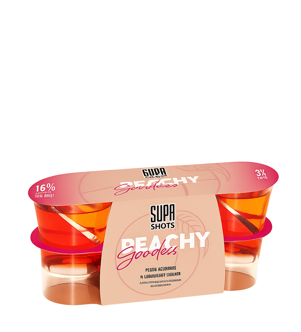 Supa Peachy Goddess Shots 30ml - Richmond Cellar General Trading L.L.C