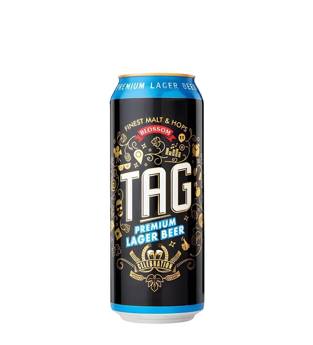 Tag Premium Lager Beer 500ml Can