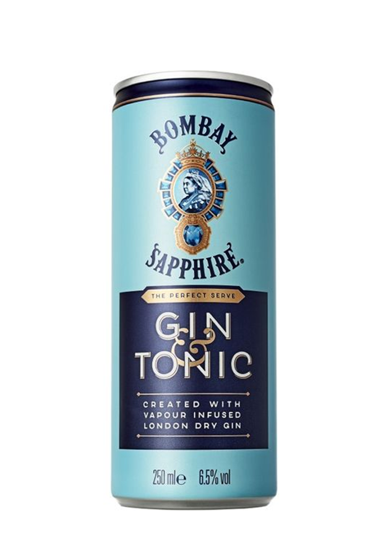 Bombay Sapphire Gin RTD 25 Cl Can
