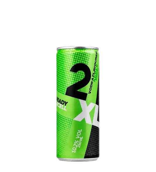 2XL Vodka Green Apple 10.2% 250ml