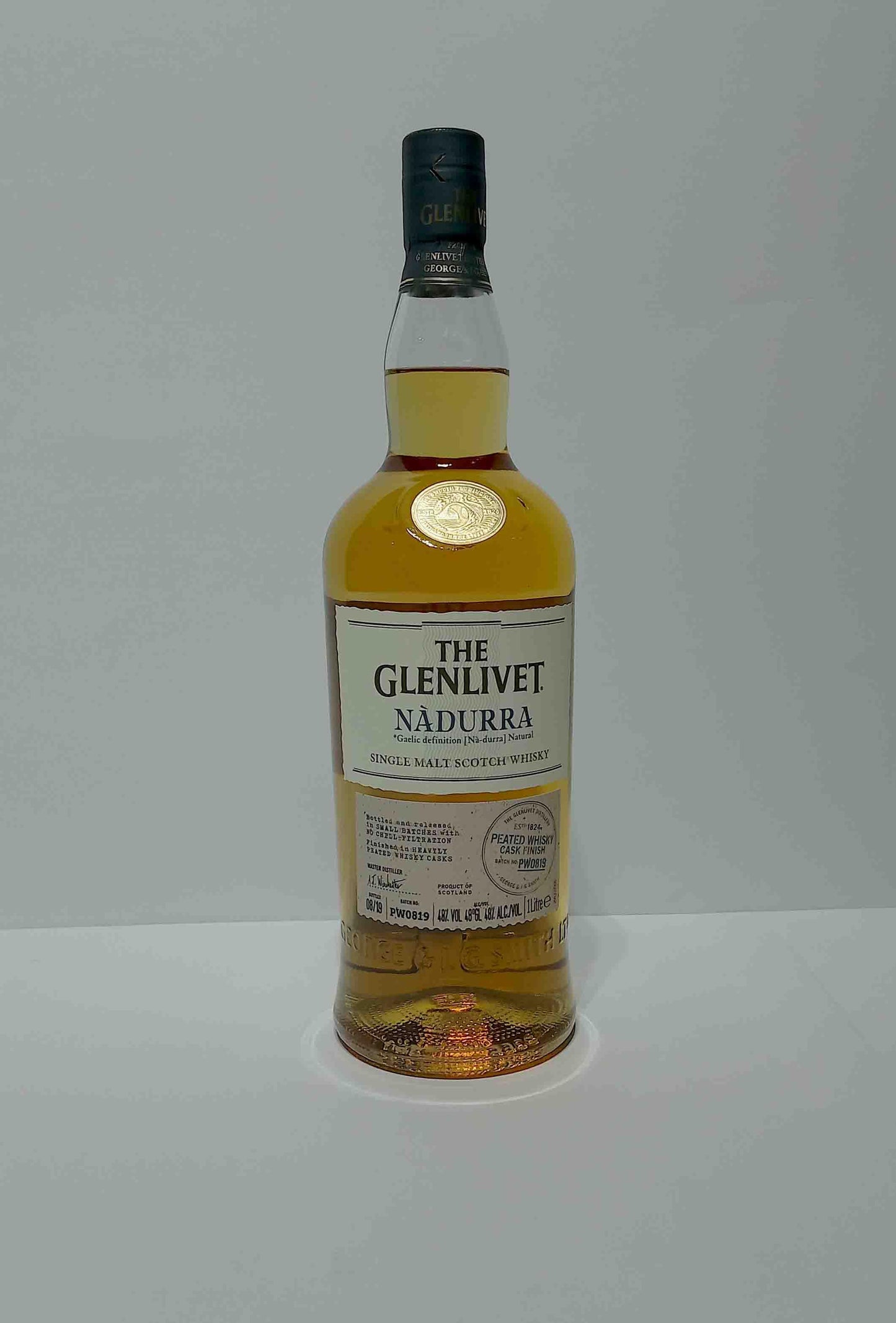 Glenlivet Nadurra Peated Whisky 1Ltr