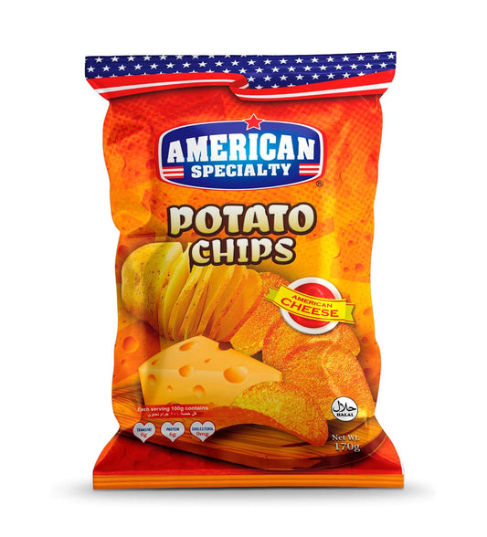 American Specialty Potato Chips – American Cheese Flavor 170g - Richmond Cellar General Trading L.L.C