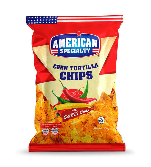 American Specialty Corn Tortilla Chips Thai Sweet Chili 200g - Richmond Cellar General Trading L.L.C