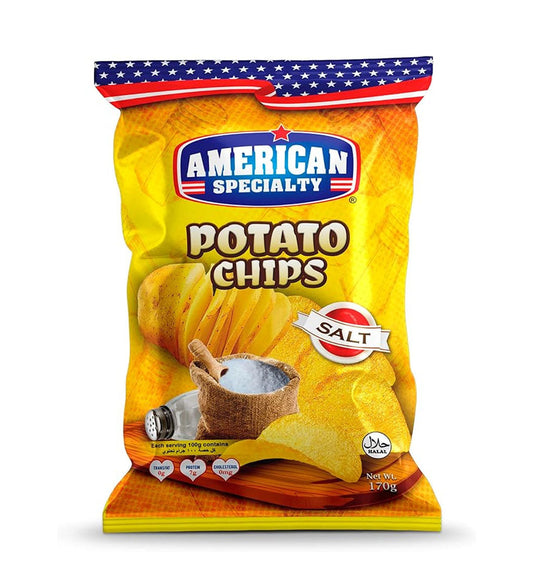 American Specialty Potato Chips – Salt Flavor 170g - Richmond Cellar General Trading L.L.C