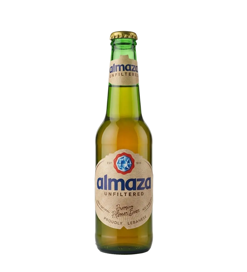 Almaza Unfiltered Beer Bottle 330ml