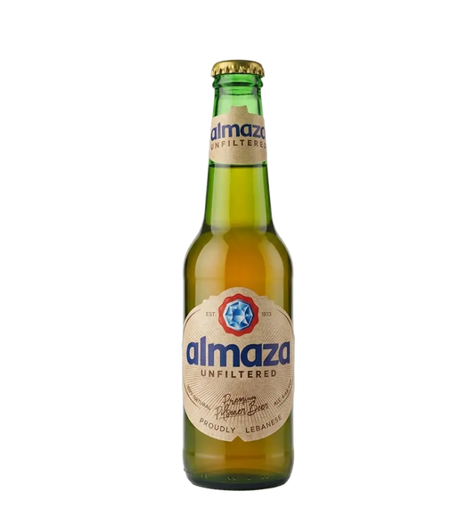 Almaza Unfiltered Beer Bottle 330ml