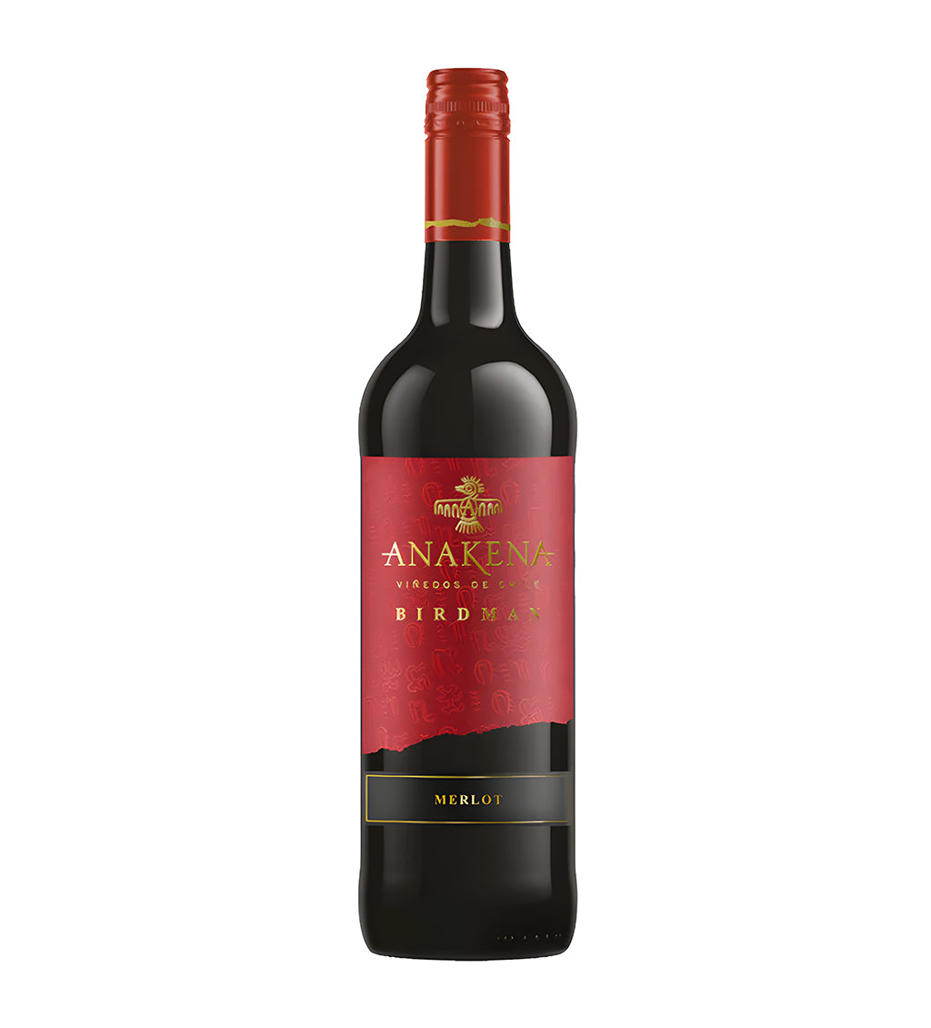 Anakena Birdman Merlot 750ml - Richmond Cellar General Trading L.L.C