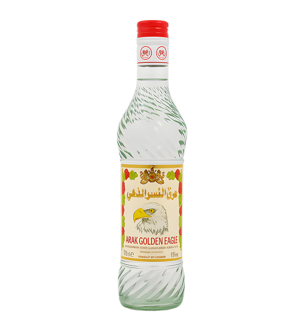 Arak Golden Eagle  750ml in a white background
