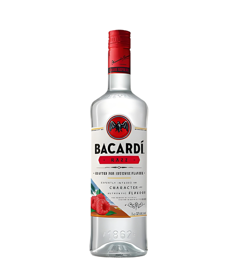 Bacardi Razz Raspberry Rum 1L - Richmond Cellar now delivering in Dubai, Abu Dhabi & Ras Al Khaimah
