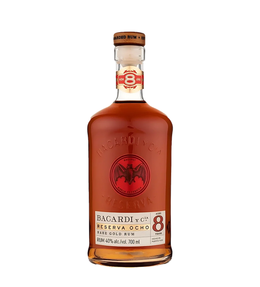 Bacardi 8 Anos Rum 1L - Richmond Cellar now delivering in Dubai, Abu Dhabi & Ras Al Khaimah