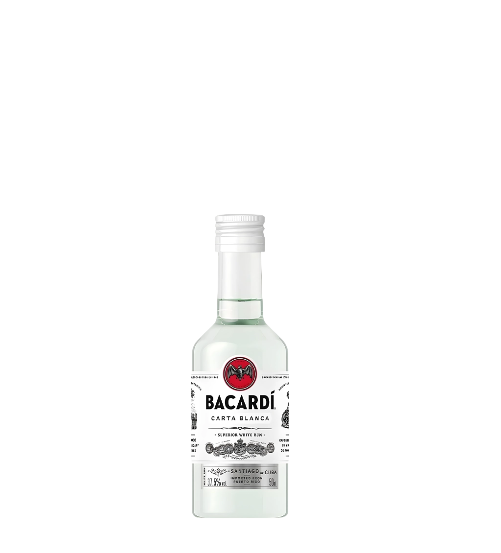Bacardi Carta Blanca Rum 50ml