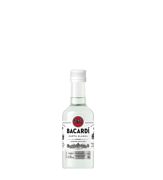 Bacardi Carta Blanca Rum 50ml