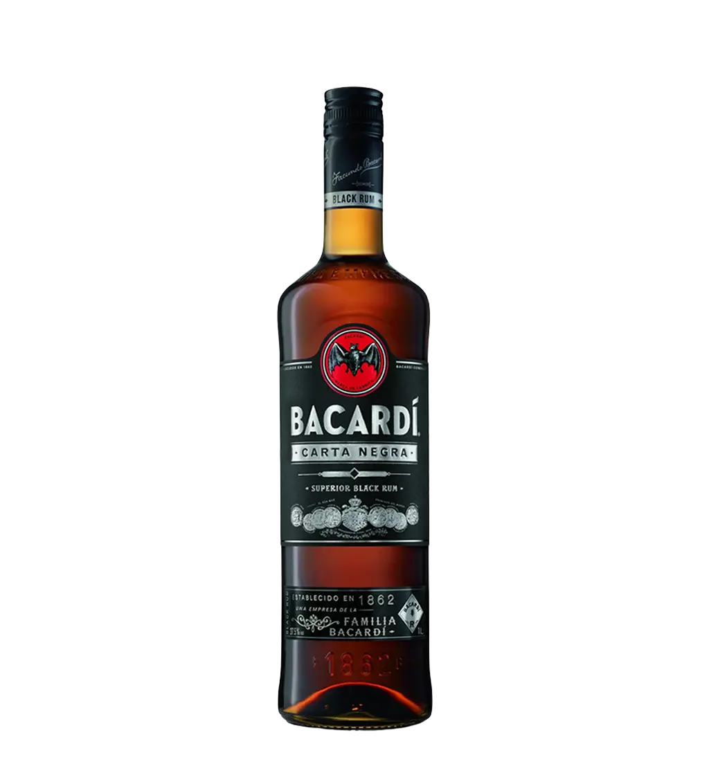 Bacardi Carta Negra Rum 1L