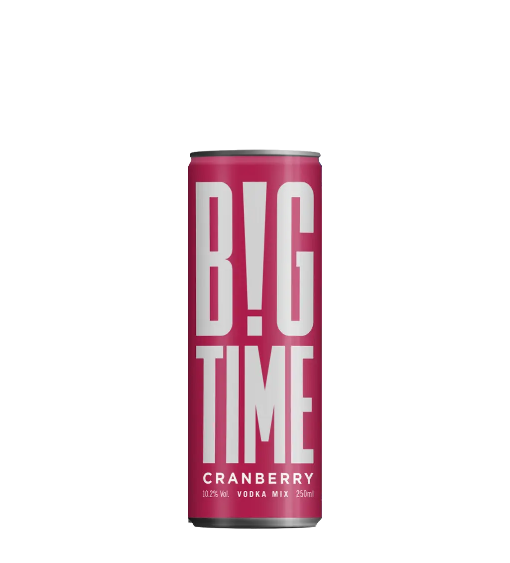 Big Time Cranberry Vodka Mix 250ml