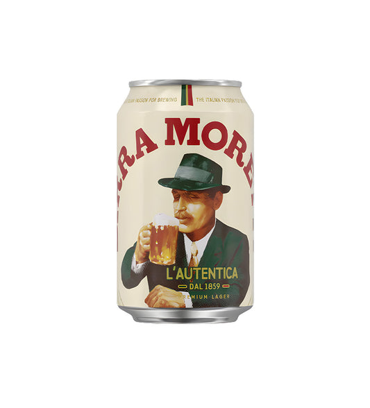 Birra Moretti Beer Can 33cl