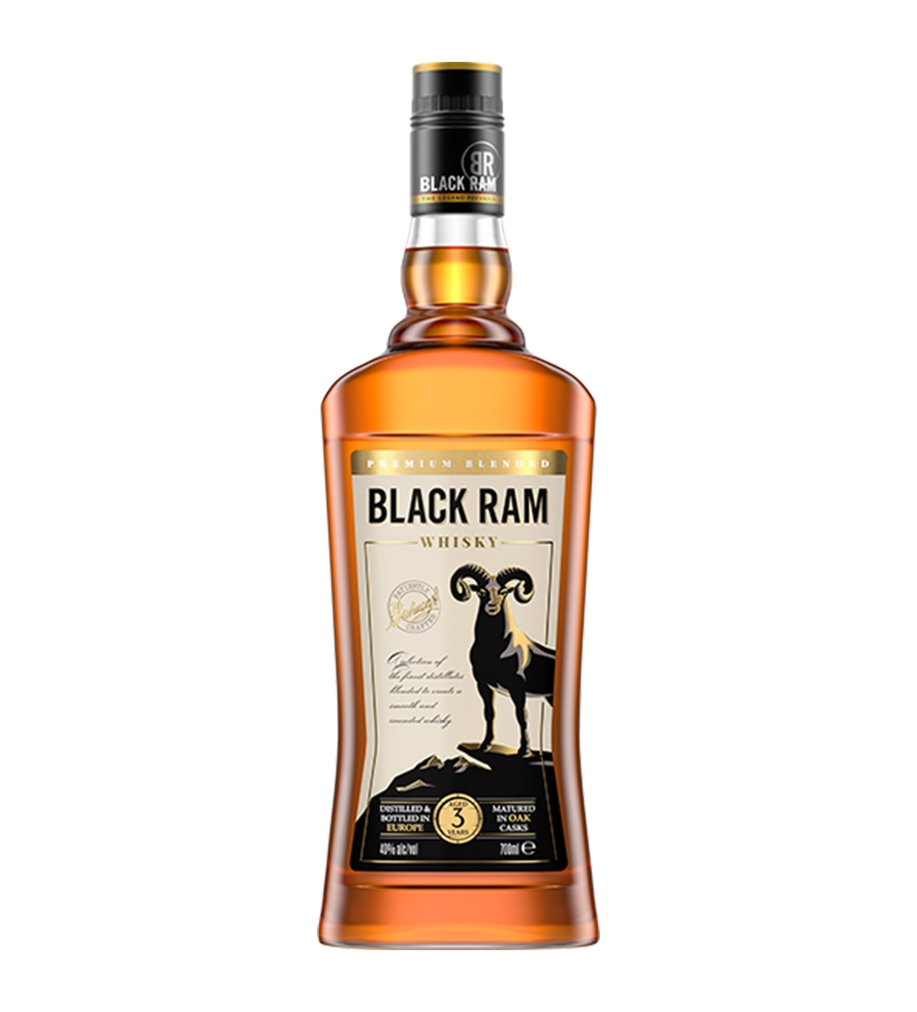 Black Ram Premium Blended Whisky 1L - Richmond Cellar now delivering in Dubai, Abu Dhabi & Ras Al Khaimah