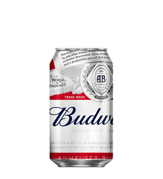 Budweiser Beer Can 355ml - Richmond Cellar General Trading L.L.C