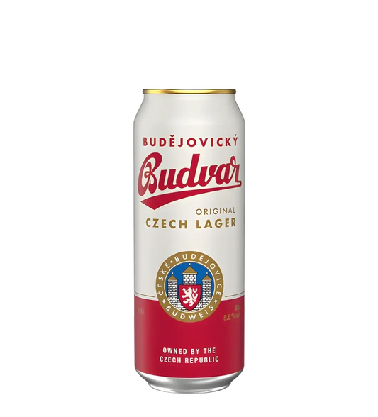 Budvar Beer 500ml Can