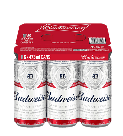 Budweiser Beer 473ml Can