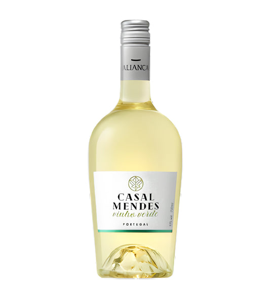 Bottle of Casal Mendes Blue sparkling wine from Portugal