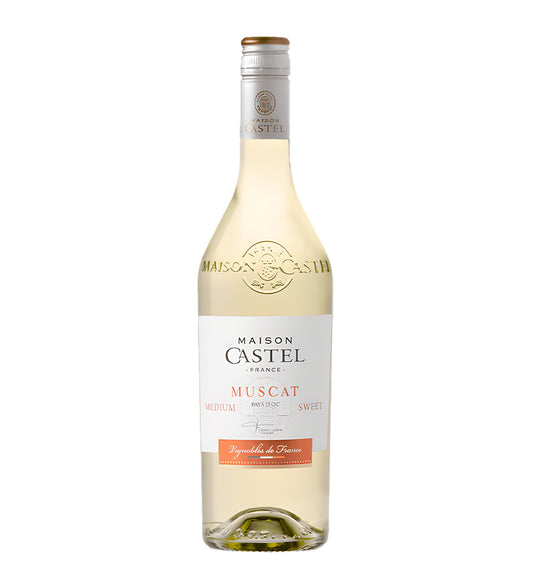 Bottle of Castel Muscat Medium Sweet, white wine, from France