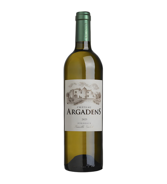 Bottle of Château Argadens Bordeaux White, white wine, from France