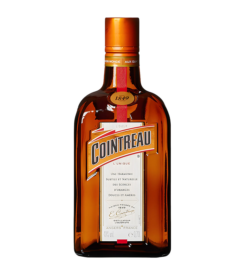 Bottle of Cointreau on a white background