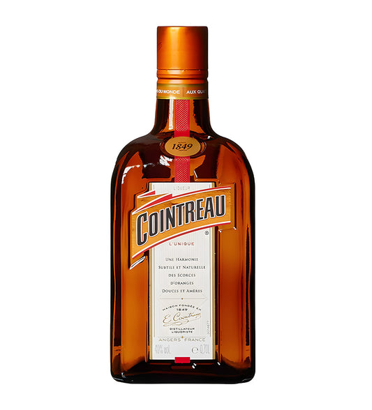 Bottle of Cointreau on a white background