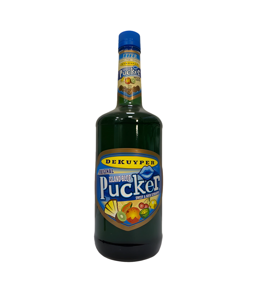 De Kuyper Pucker Island Blue 1L - Richmond Cellar now delivering in Dubai, Abu Dhabi & Ras Al Khaimah