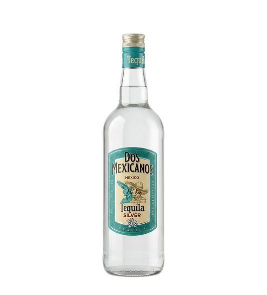 Dos Mexicanos Silver Tequila 1L