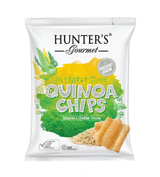 Hunter's Gourmet Quinoa Chips Jalapeno & Cheddar Cheese