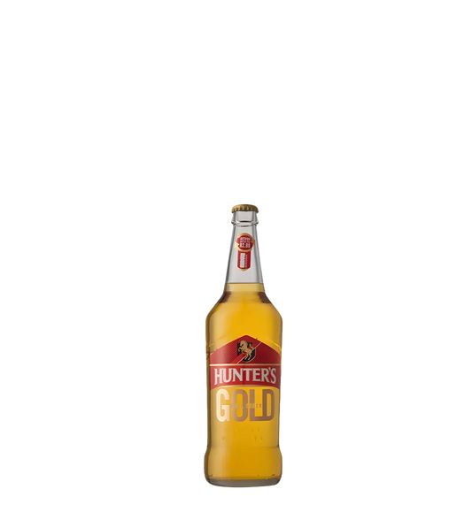 Hunters Gold 330ml Bottle - Richmond Cellar now delivering in Dubai, Abu Dhabi & Ras Al Khaimah