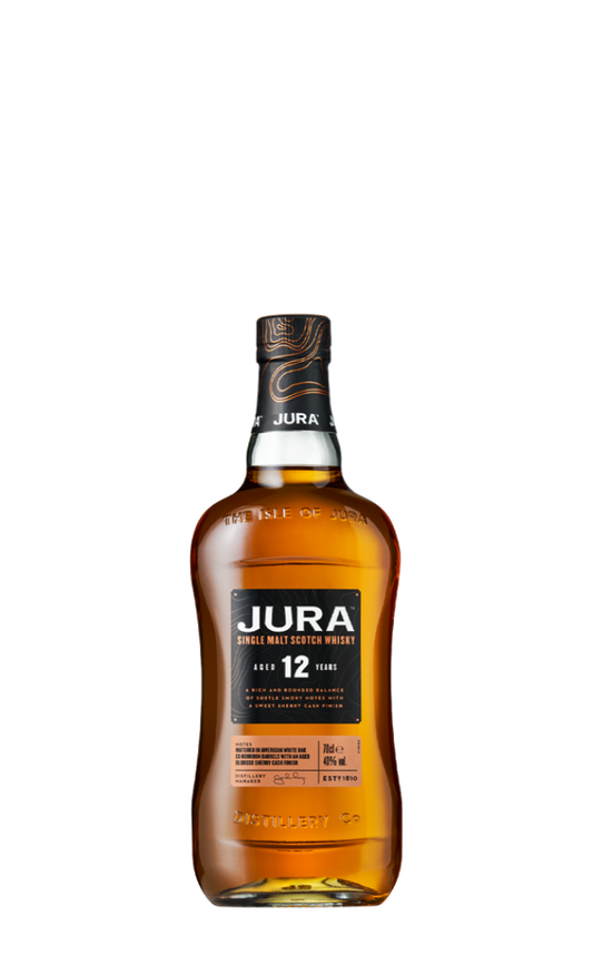 Isle opf Jura 12YO single malt scotch 70 CL