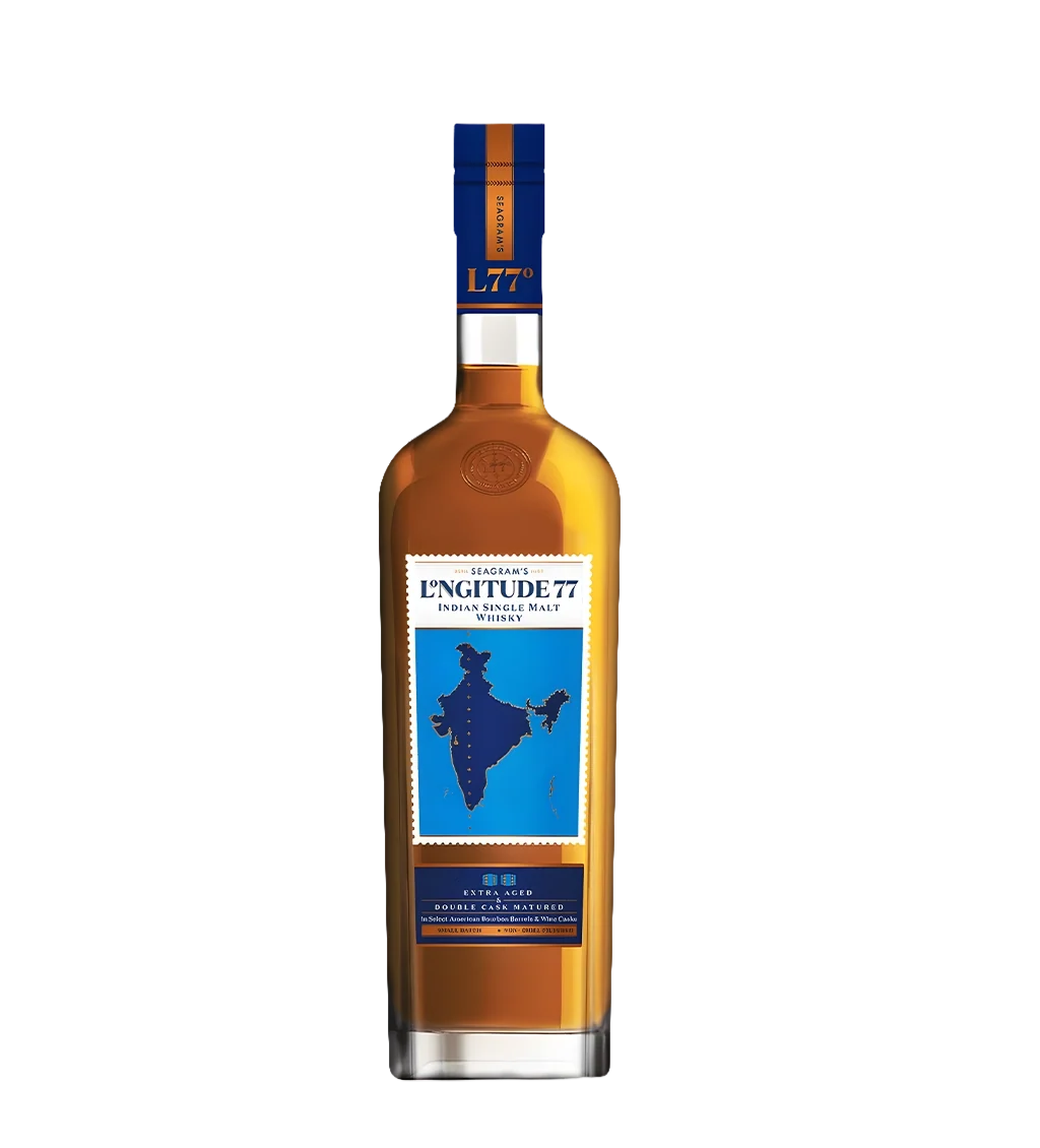 Longitude 77 Indian Single Malt Whisky 750ml