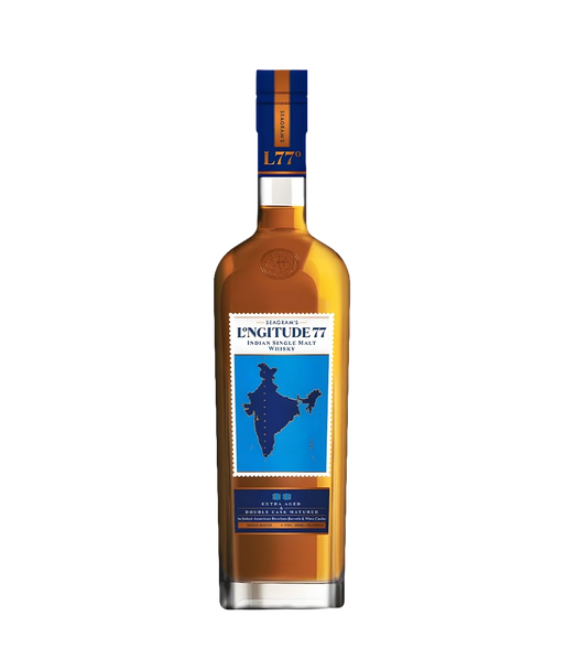 Longitude 77 Indian Single Malt Whisky 750ml
