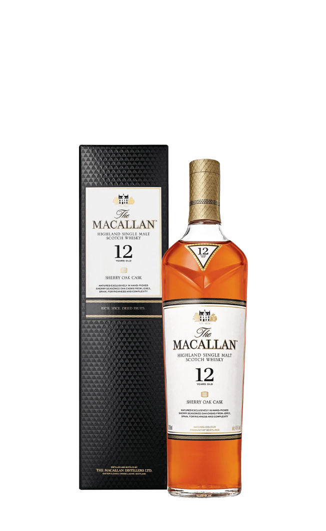 Macallan 12 Yrs Sherry Oak S-Malt 70C