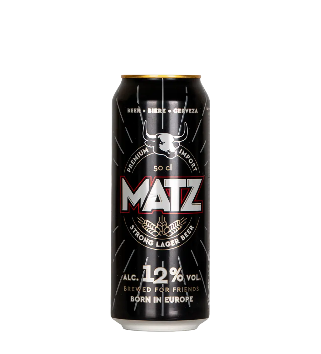 Matz Strong Lager Beer 12% 500ml Can